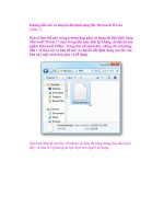 Hướng dẫn mở và chuyển đổi định dạng file Microsoft Works (phần 1) doc