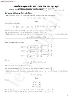 chuyên đề cực trị của hàm nhiều biến