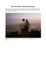 Đón bình minh ở thành phố Santiago ppt