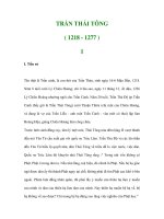 TRẦN THÁI TÔNG ( 1218 - 1277 ) 1 doc