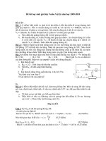 Đề thi học sinh giỏi lớp 9 môn Vật lý năm học 2009-2010 - Đề số 14 potx
