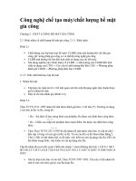 Công nghệ chế tạo máy/chất lượng bề mặt gia công - Chương 2 : CHẤT LƯỢNG BỀ MẶT GIA CÔNG pdf