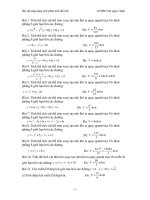 Bài tập ứng dụng tích phân tính thể tích pot