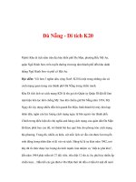 di tích lịch sử văn hóa - Đà Nẵng - Di tích K20 doc