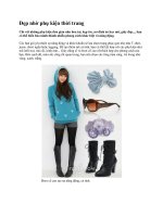 Đẹp nhờ phụ kiện thời trang pptx