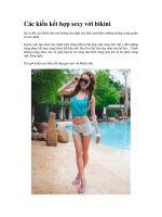 Các kiểu kết hợp sexy với bikini pot