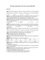 Đề thi học sinh giỏi lớp 9 môn Vật lý năm học 2009-2010 - Đề số 19 pps