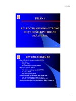 QUẢN TRỊ RỦI RO TRONG HOẠT ĐỘNG NGÂN HÀNG - Phần 4 pptx