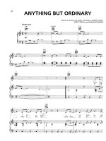 Bản nhạc Anything but ordinary doc