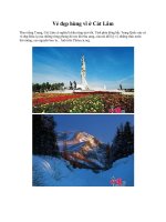 Vẻ đẹp hùng vĩ ở Cát Lâm ppsx