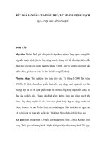 PHẪU THUẬT CLIP ỐNG ĐỘNG MẠCH QUA NỘI SOI LỒNG NGỰC ppt