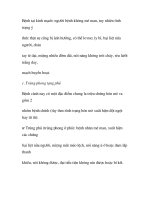 quá trình hình thành và phương pháp điều trị bệnh tai biến mạch máu não trong y học p5 doc