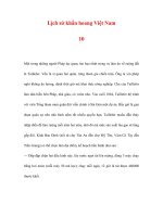 Lịch sử khẩn hoang Việt Nam 10 docx