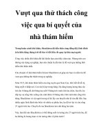 Vượt qua thử thách công việc qua bí quyết của nhà thám hiểm ppt