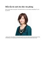 Biến tấu tóc mới cho dân văn phòng ppt