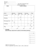 anh văn lớp 6 pptx