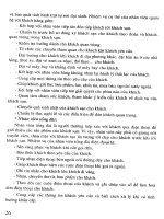 Giáo trình nguyên lý và nghiệp vụ lễ tân part 2 potx