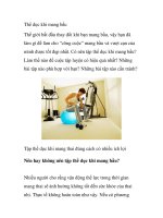 Thể dục khi mang bầu doc