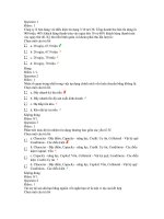 Trắc nghiệm Quản trị tài chính 7 pptx