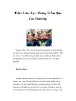 Thiếu Lâm Tự - Thăng Trầm Qua Các Thời Đại doc