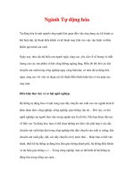 giới thiệu ngành nghề - Ngành Tự động hóa pptx