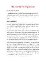 Hãy làm việc với lòng đam mê potx