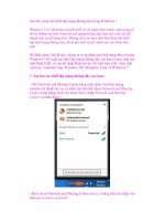 Sao lưu, phục hồi thiết lập mạng không dây trong Windows 7 ppt