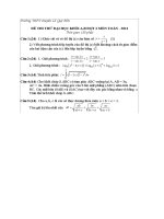 Đề thi thử đại học lần 3 môn toán - năm 20011 trường THPT chuyên Lê Quý Đôn pps