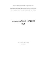 Giáo trình - Nông lâm kết hợp - chương 1 ppsx