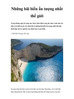 Những bãi biển ấn tượng nhất thế giới ppt