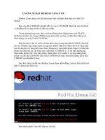 CÁCH CÀI ĐẶT REDHAT LINUX 8.0 doc