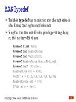 Các yếu tố xây dựng nên C và C++ phần 7 pptx