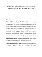 PHẪU THUẬT MỞ CỬA SỔ MÀNG TIM TRONG ĐIỀU TRỊ TRÀN DỊCH MÀNG TIM ÁC TÍNH pdf