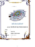 Đồ Án Tốt Nghiệp - Nghiên Cứu Về Truyền Dữ Liệu Trong Mạng 3G