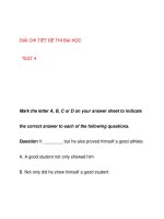 GIẢI CHI TIẾT ĐỀ THI ĐẠI HỌC TEST 4 pptx