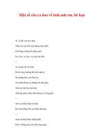 Một số câu ca dao về tình anh em, bè bạn pdf