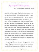 Dạy trẻ nghi thức văn hóa trong ăn uống pptx