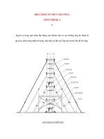 BIỆN PHÁP TỔ CHỨC THI CÔNG CÔNG TRÌNH: A 4 ppt