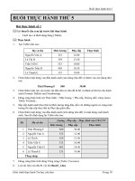 BUỔI THỰC HÀNH THỨ 5 - Tin học căn bản pot