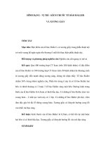 HÌNH DẠNG - VỊ TRÍ - KÍCH THƯỚC TẾ BÀO HALLER VÀ XƯƠNG GIẤY ppt