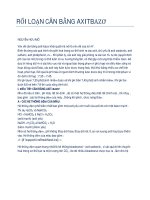 RỐI LOẠN CÂN BẰNG AXITBAZƠ ppt