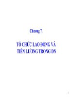 QUẢN TRỊ DOANH NGHIỆP - Chương 7 pptx