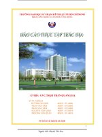 Báo cáo thực tập môn trắc địa doc