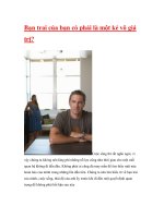 Bạn trai của bạn có phải là một kẻ vô giá trị? pptx