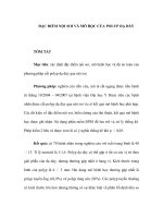 ĐẶC ĐIỂM NỘI SOI VÀ MÔ HỌC CỦA POLYP DẠ DÀY TÓM TẮT Mục tiêu: xác định docx