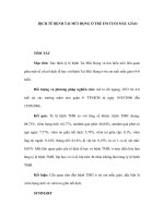 DỊCH TỄ BỆNH TAI MŨI HỌNG Ở TRẺ EM TUỔI MẪU GIÁO pot