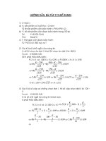 Bài tập môm xác suất thống kê - Chương 2 ppsx
