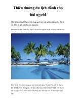 Thiên đường du lịch dành cho hai người doc