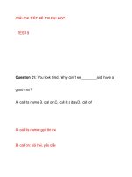 GIẢI CHI TIẾT ĐỀ THI ĐẠI HỌC TEST 9 potx