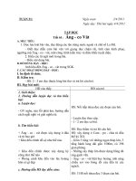 Bộ giáo án lớp 4 năm học 2010 - 2011 - tuần 31 pot